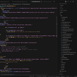 Planning and development of websites and apps